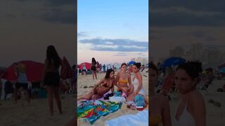 Tropical paradise at Leblon Beach and Bikini Girls dancing in sunset #beach #bikinis #summer #9