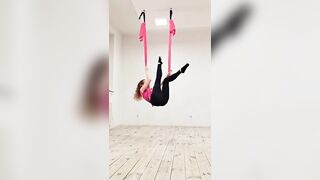 танец на полотнах, flying dance, fly stretching