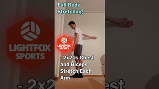 Full Body Workout + Stretching - Lightfox Sports Ep. 37