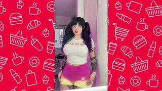 Big Bank TikTok Challenge ???? ???? #transparentdress #twerk #viral