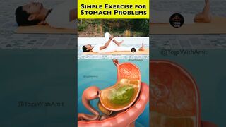 Simple Exercise for Stomach Problems #exercise #stomach #problem #cure #yoga