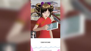 Yoga nangis jadi ojek payung waktu gak hujan #shorts #sakuraschoolsimulator