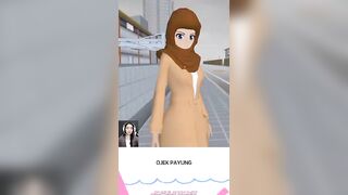 Yoga nangis jadi ojek payung waktu gak hujan #shorts #sakuraschoolsimulator