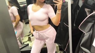 [4K] Lingerie & Transparent Clothes | Try On Haul at the Shopping Centre with Meg | 2024