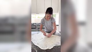 Filo making - stretching method