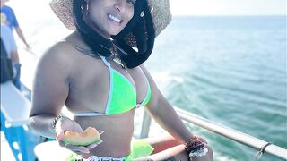 Benefits of dark pigment beautiful thick black girls in bikinis #BlackGirlMagic #MelaninQueens