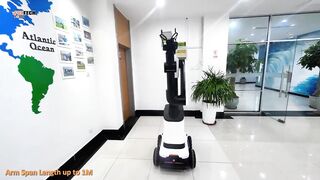 Foxtech MH3000 Customized Outdoor Security Robot with Flexible Arm and Sensing System