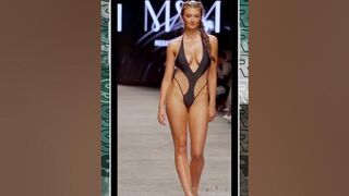 Megan Mae's Swim Show Highlights ???? #runway #fashion #miami #mfw #bikinis #miamifashionweek #slowmo