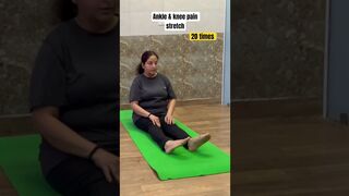 Knee & ankle pain relief stretching????‍♀️#shorts #vrindawellness #viral #trending #painrelief #yoga a