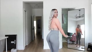 TIGHT LEGGINGS TRY ON HAUL ｜ Maddie Price #009