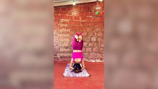 Headstand #headstand #yogaurmi #fitness #urmiyogaacademy #yoga #yogaasana #motivation #asana