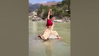 Shiva Shiva ???????? #yoga #flexibility #shiva #rishikesh #shorts #short