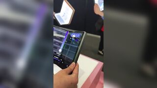 flexible display, rollable display, future tech as seen at MWC 2024