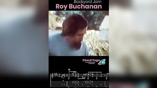 Chord Yoga: Roy Buchanan makes his Telecaster cry - "Backyard Jam" Transcription