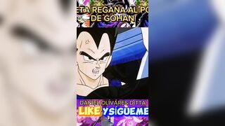 VEGETA regaña a GOHAN por flexible #dragonball #dragonballz #dragonballsuper #vegeta #viral #goku