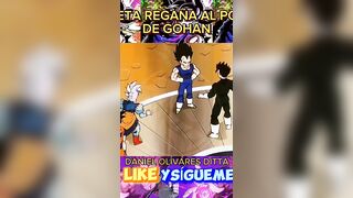 VEGETA regaña a GOHAN por flexible #dragonball #dragonballz #dragonballsuper #vegeta #viral #goku