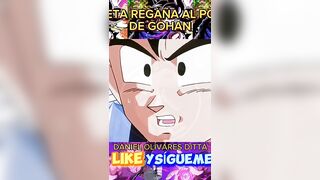 VEGETA regaña a GOHAN por flexible #dragonball #dragonballz #dragonballsuper #vegeta #viral #goku