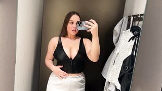 [4K] Transparent Try on Haul | Sheer Clothes | No Bra Challenge with Adele