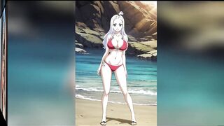 Sweet, hot, and sexy anime girls in bikinis