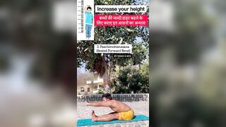 Yoga for Increase height #heightincrease #yoga #yogapractice #shorts #kaivalyayogi