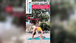 Yoga for Increase height #heightincrease #yoga #yogapractice #shorts #kaivalyayogi