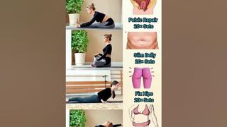 Yoga Pilates - Reduce Belly Fat #shorts #trending #bellyfatloss #yoga