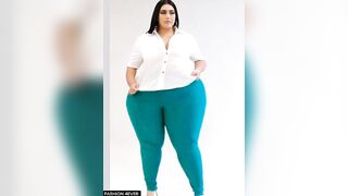 Stylish Curvy Confidence | Plus Size Lingerie Fashion Model Try On #plussize #lingerie #curvy