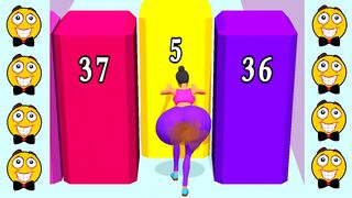 Fart Jar Auction — Running Game | Twerk Run | Relaxing Android Gameplay (Level 9–10) #shorts