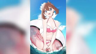 Sweet, hot and sexy anime girls in bikinis