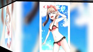 Sweet, hot and sexy anime girls in bikinis