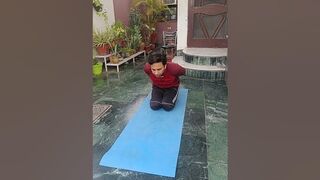 Simple home workout for cure back pain #yoga