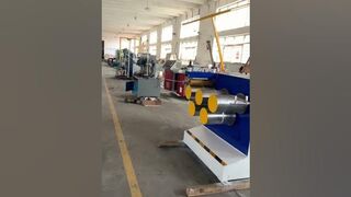 poly yarn and plastic composite flexible straps produce machine