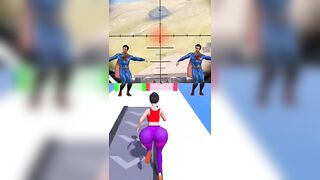 twerk race 3d X free fire???? unbelievable ???? headshot sharara remix #freefire #twerkrace #shorts