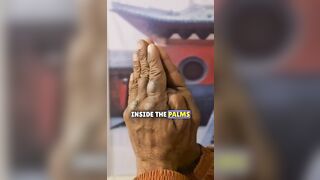 Hand clasping in Yaksha Pranama #martialarts #yoga #india #fitness #spirituality