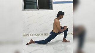 90 दिनों तक फुल बॉडी स्ट्रेचिंग चैलेंज // 90 days full body stretching Challenge.// Day #1.