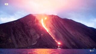 Volcanic mountains stretching from Iceland to Indonesia