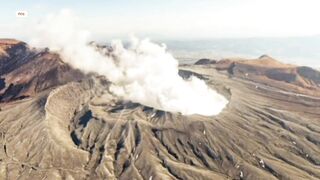 Volcanic mountains stretching from Iceland to Indonesia