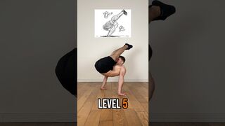 Baki universe poses from level 1 to 7 ???? #workout #flexibility #yoga #mobility #amazing #gym #anime