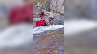 Huay Keaw Waterfall Thai Stretching with Felipe Luz