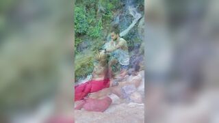 Huay Keaw Waterfall Thai Stretching with Felipe Luz