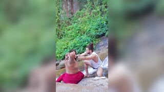 Huay Keaw Waterfall Thai Stretching with Felipe Luz