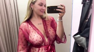 4K Transparent Nightwear Dresses Try on Haul with Lath