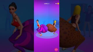 Twerk race 3D | Level 3 gameplay | Twerk Battle | #shorts #trending