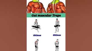 Masculsr traps stretching exercises at home!#traps #shots