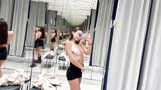 See-through Try On Haul: Transparent/See-through Lingerie | Very revealing Try On Haul at the Mall