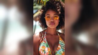 AI Lookbook | Models in Colorful Bikinis????????