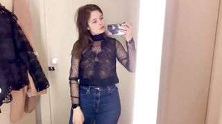 Try On Haul See through Clothes and Fully Transparent Women Lingerie Very revealing!????????