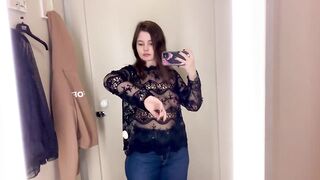 Try On Haul See through Clothes and Fully Transparent Women Lingerie Very revealing!????????