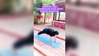 Enhance hip flexibility| #shorts#ytshorts#yogapractice #youtube #yoga #ಯೋಗ