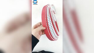 Discover Yonghang Transmission red rubber PU timing belt: excellent quality, flexible customization